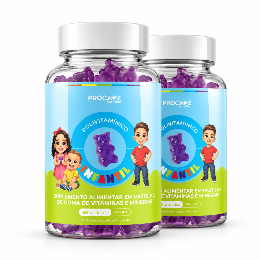 Kit 2 - Pró Kids Gummy - Polivitamínico Infantil