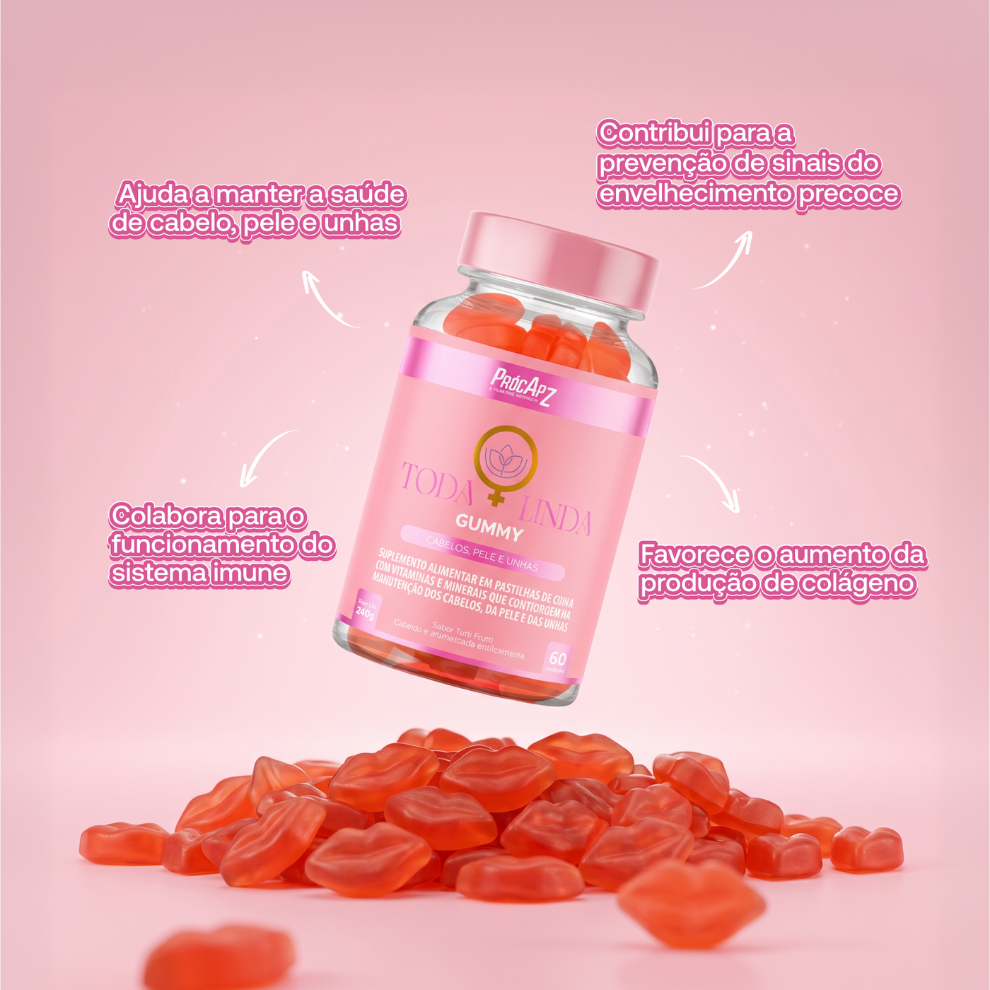 Kit 3 - Toda Linda Gummy