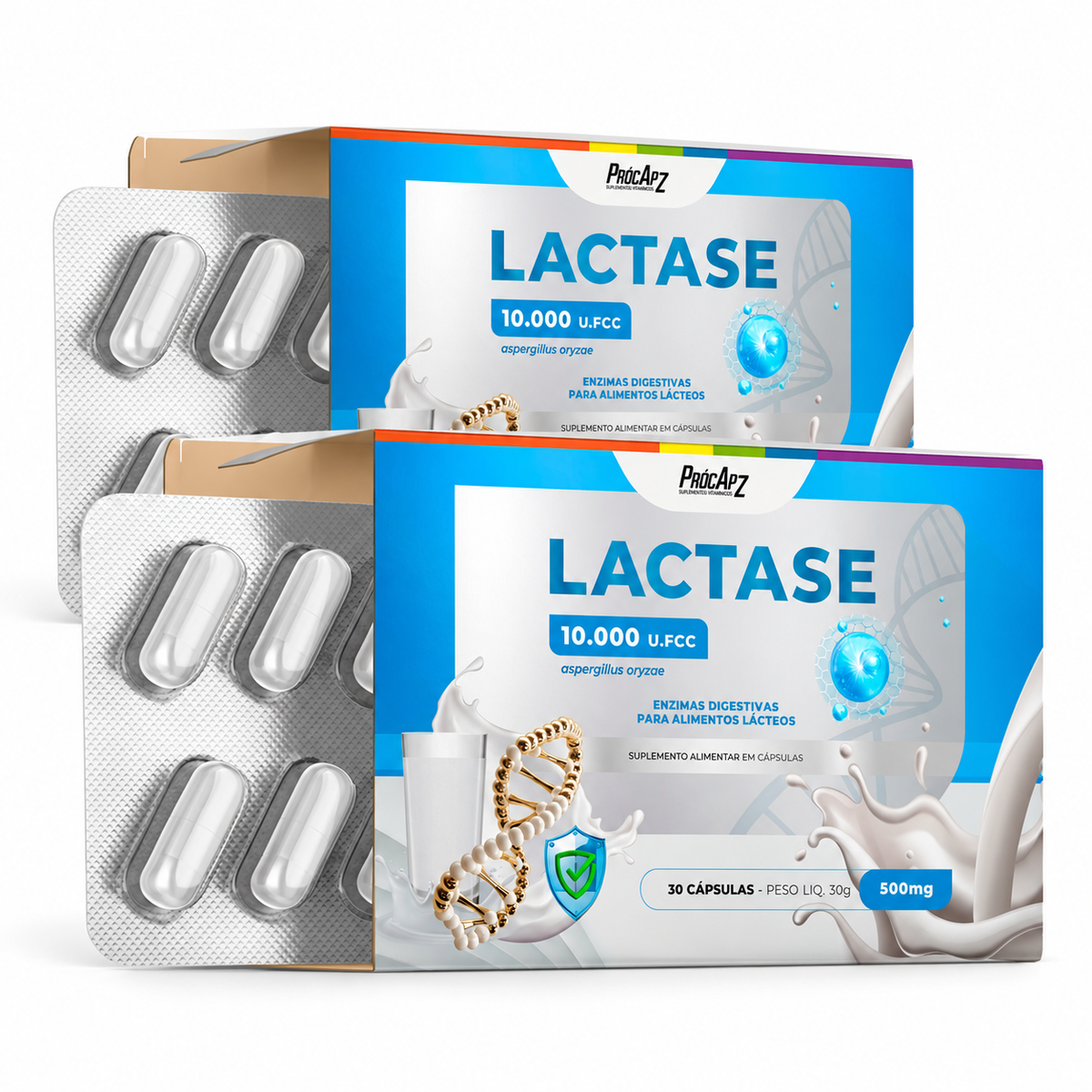 Kit 2 - Lactase 10.000 U.FCC