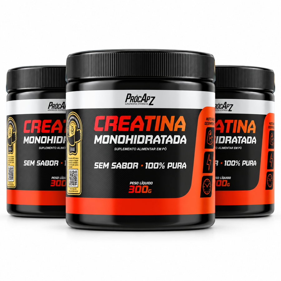 Kit 3 - Creatina Monohidratada