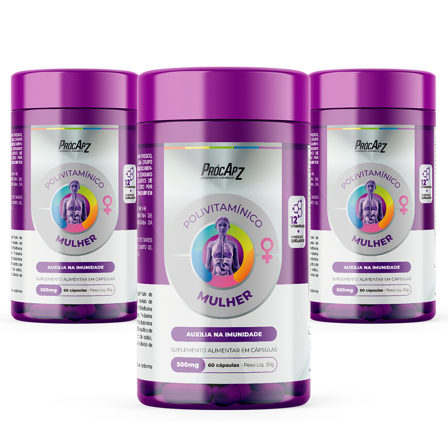 Kit 3 - Polivitamínico A-Z - Mulher