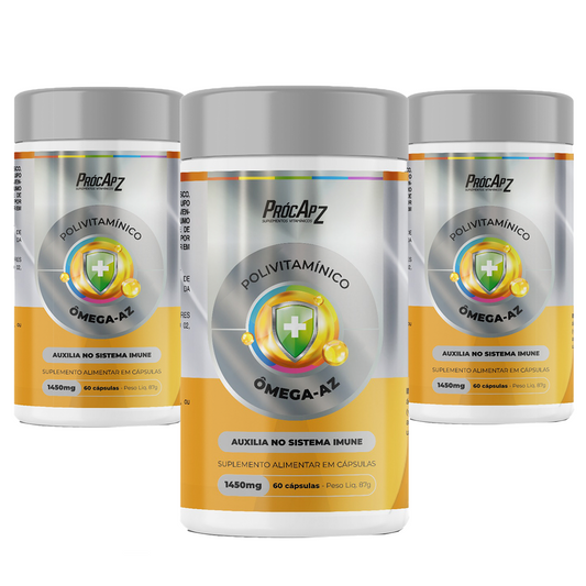 Kit 3 - Polivitamínico A-Z Ômega