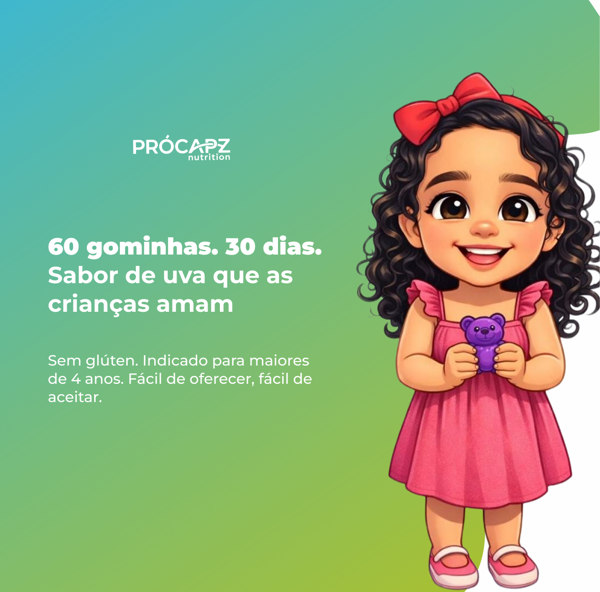 Pró Kids Gummy - Polivitamínico Infantil