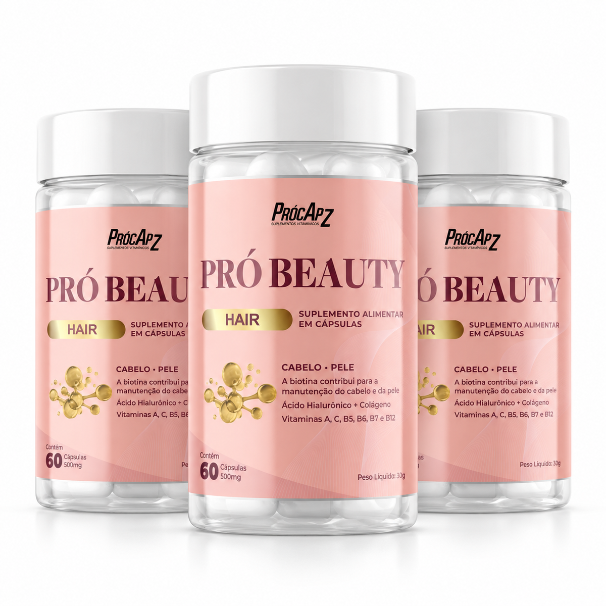 Kit 3 - Pró Beauty Hair