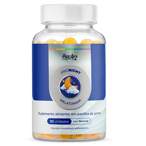 Pró Night Gummy (Melatonina) | Sabor Maracujá - 30 Gomas